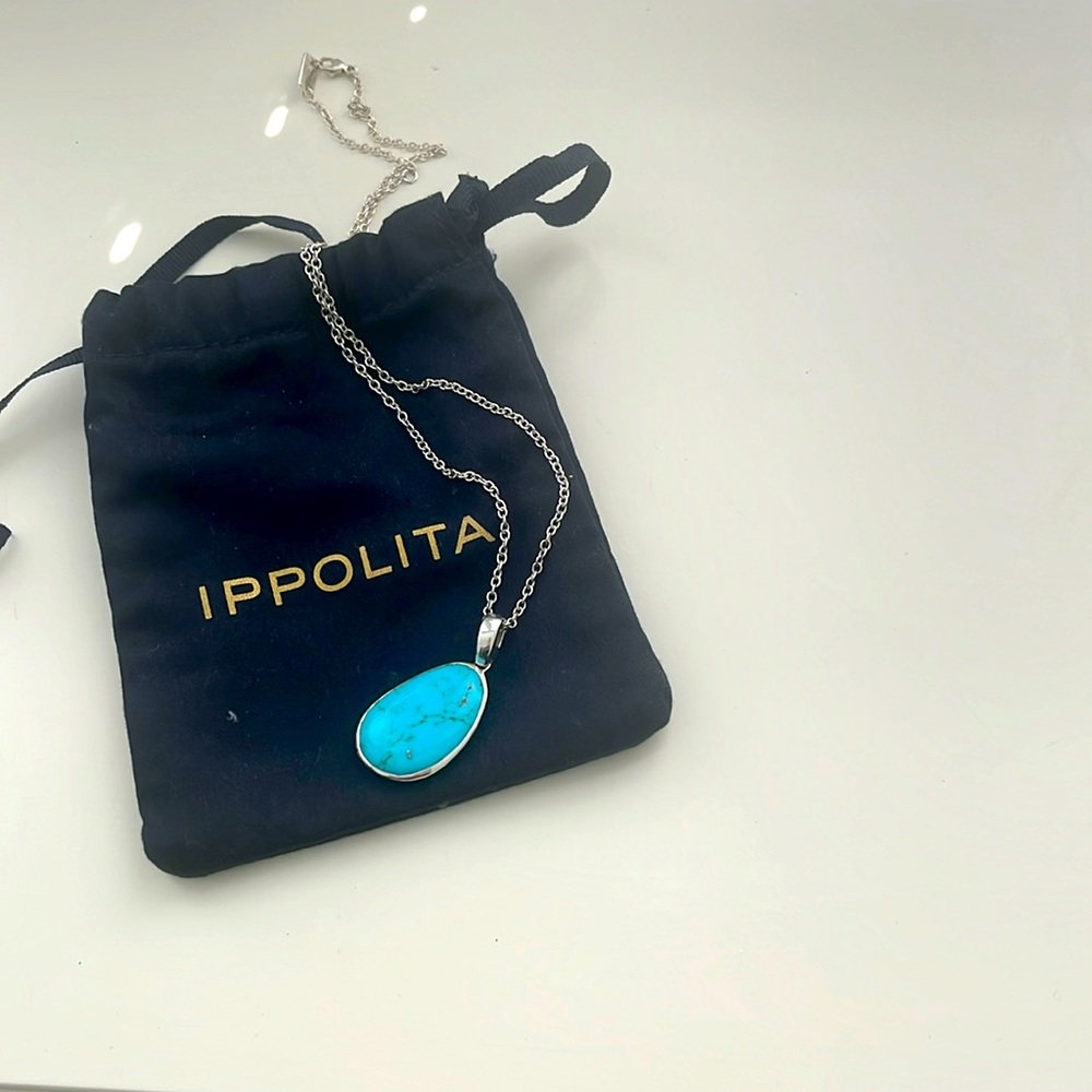 Ippolita turquoise drop necklace